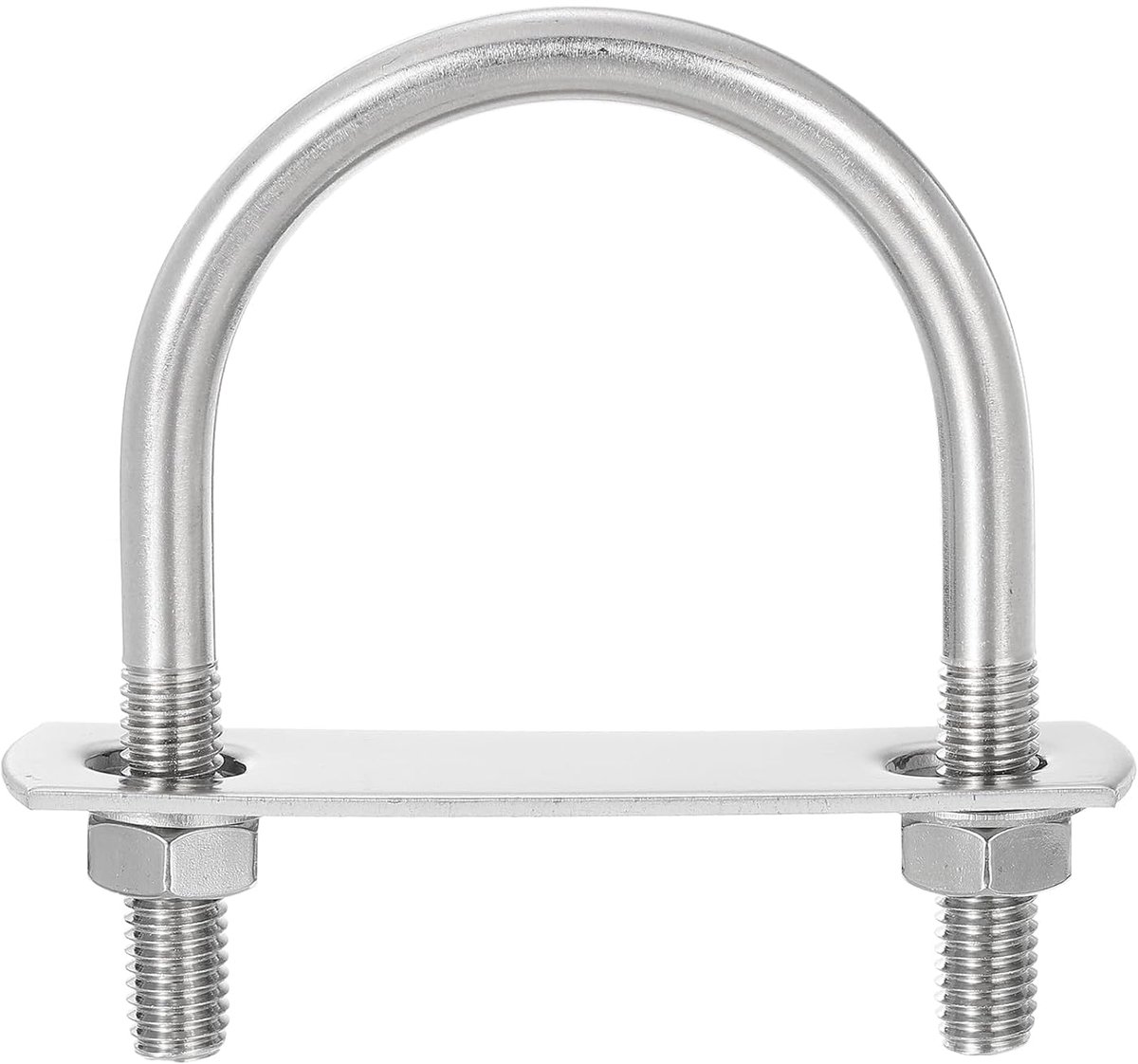 U-bouten, 4 sets 51 mm, binnenbreedte 78 mm, lengte M8 bouten met U-klem van roestvrij staal 304 met moeren en platen, voor bootaanhangers