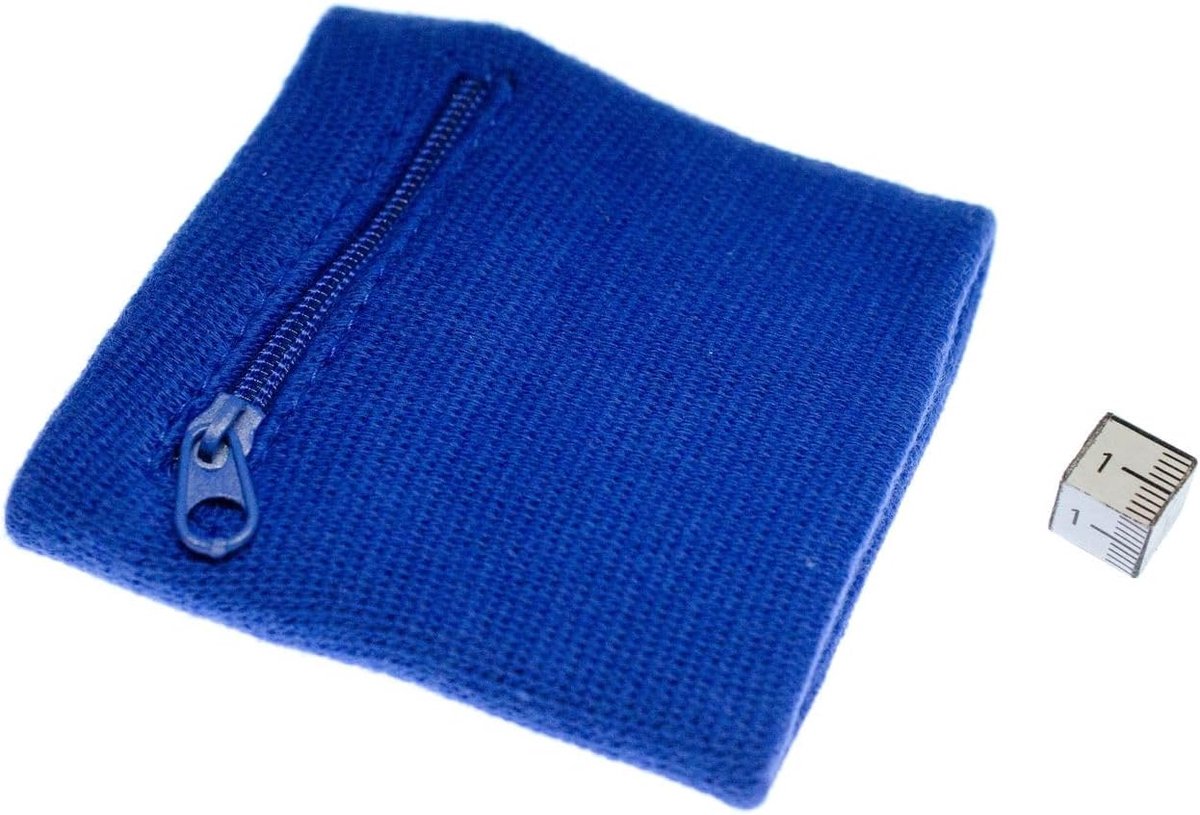 Polsband Polsband Warmer Rits Trek Wit Anker Blauwe Achtergrond