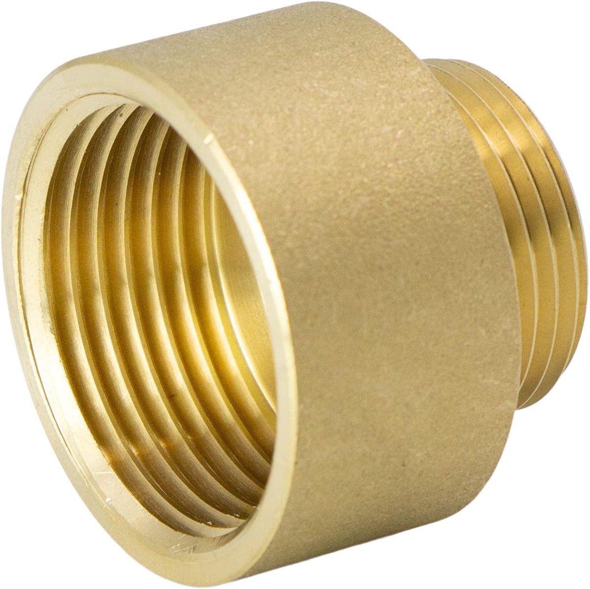 Nippelreductor 15068 3/8 Inch x 1/4 Inch binnendraad / buitendraad messing Geschikt voor drinkwater