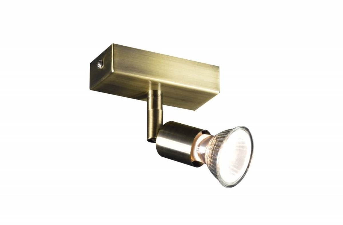 RUNE 3 WANDL 1XGU10 LED 5W dim STAND BRONS