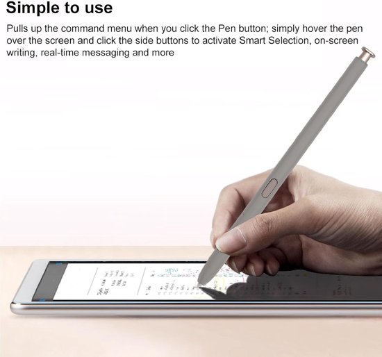 Ultra 5G S Pen Vervanging voor S24 Ultra 5G Touch Stylus Pen, S24 Ultra S Pen zonder Bluetooth, met vervangende tips/penpunten (geel en lichtgrijs) — afbeelding 2