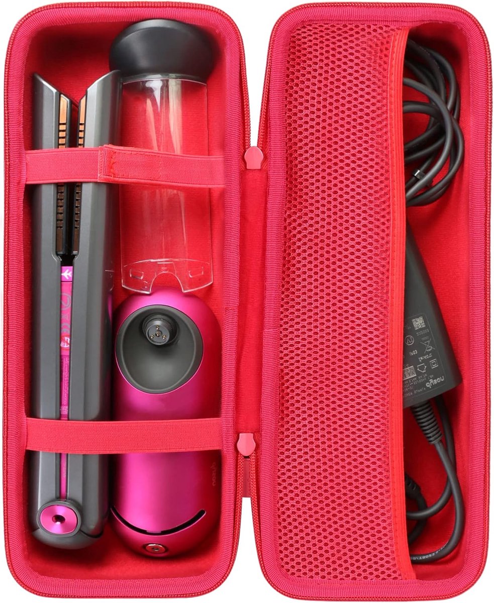 co2CREA Hard EVA Hair Straightener Travel Opbergtas Compatibel met Corrale stijltang HS03 Draagbare beschermhoes box