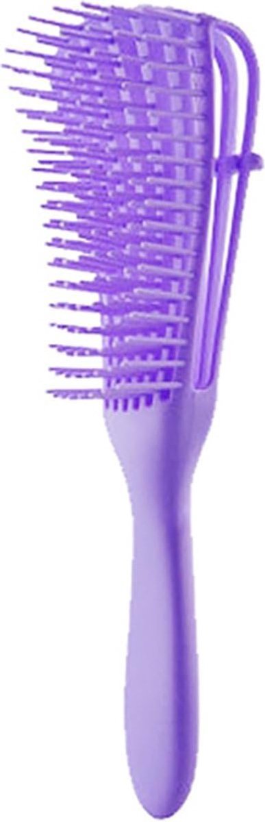 Brush - Curly hair brush - Haarborstel - Antiklit borstel - Paars - Anti klit - Detangling