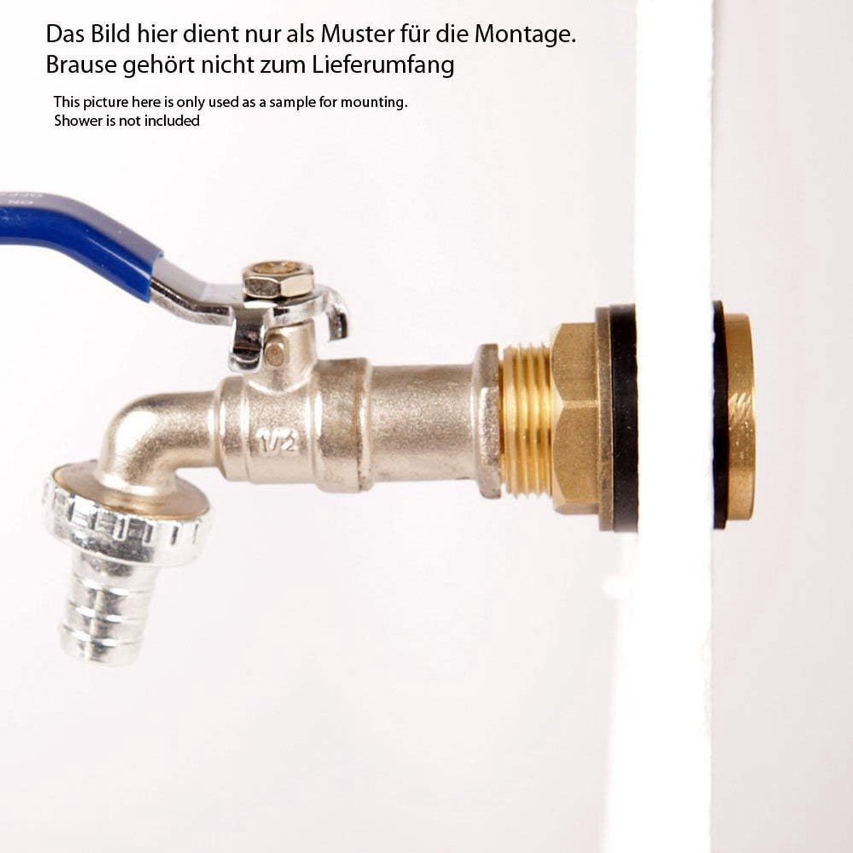 regentonschroefverbinding + slangtuit 19 mm 3/4' IG 1' AG (ALF4 + F2)