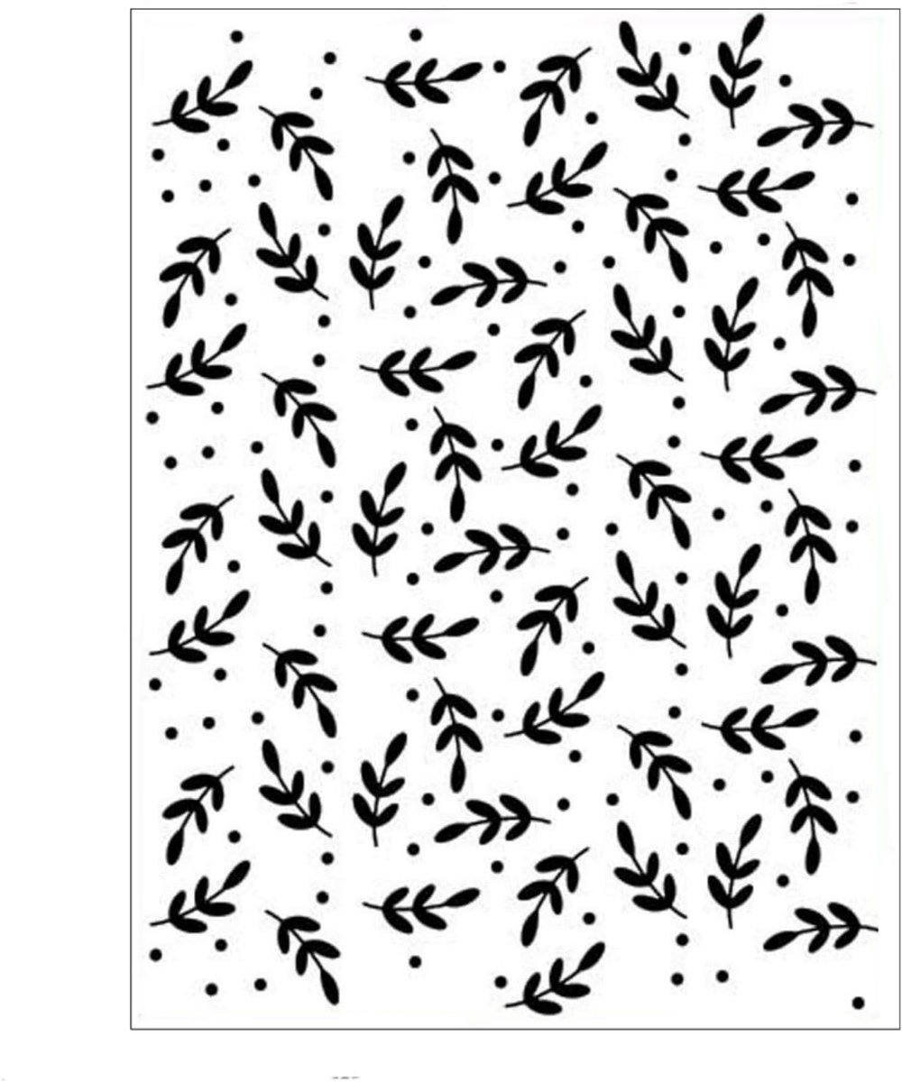 Achtergrond Plastic Embossing Folders voor Kaarten Maken of Journaling Bladeren DIY Sjabloon Fotoalbum Papier Handgemaakte Scrapbooking Craft Decoratie Mold 5.95"x7.9"
