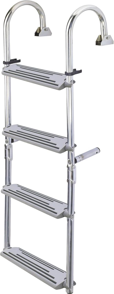 RADE RVS ZWEMTRAP KANTELBAAR DEKMONTAGE 2+2 TREDEN