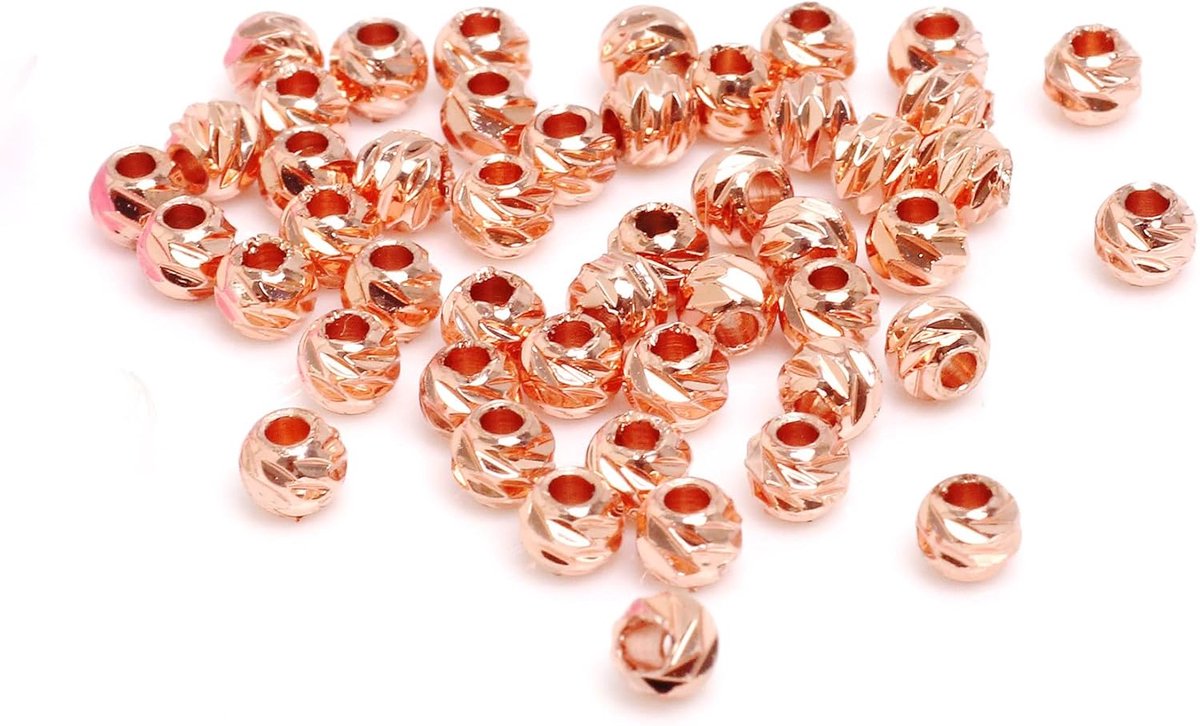 Kralen voor Sieraden Manufacturing 100 stukken rose gold