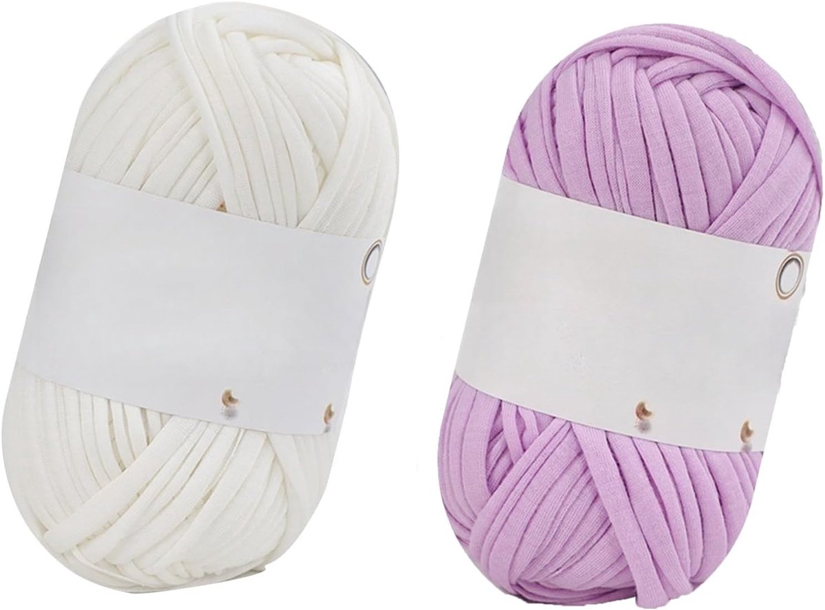 2-pack breigaren voor tassen,haakgaren voor kussenhoezen,superzacht garen,lichtgewicht en volumineus garen voor beginners en kinderen.