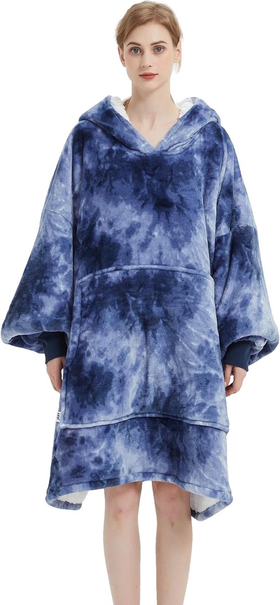 Hoodie Deken - Snuggie - Snuggle Hoodie - Fleece Deken Met Mouwen - Hoodie Blanket - Voor Vrouwen en Mannen - Oversized Hoodie