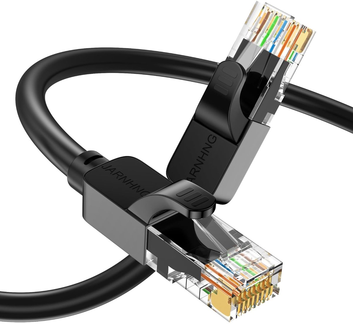 Ethernet kabel Cat 6 - 1M - Hoogwaardige zwarte LAN RJ45 kabel - Perfect voor gaming en computerverbinding - SnelShoppen
