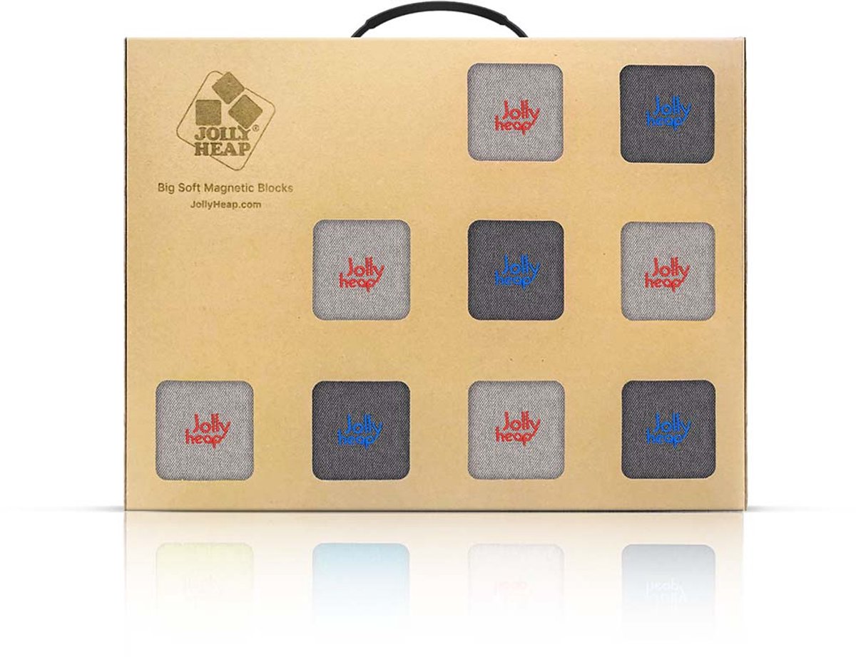 Jolly Heap Pixi set magnetische blokken 12 stuks