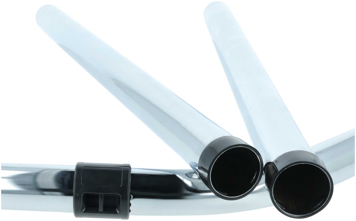 vhbw 3x stofzuigerbuis, 3-delig met verlengstuk, compatibel met Numatic Henry 240 Plus en Eco Plus stofzuigers – 32 mm aansluiting, 50 - 150 cm, zilver