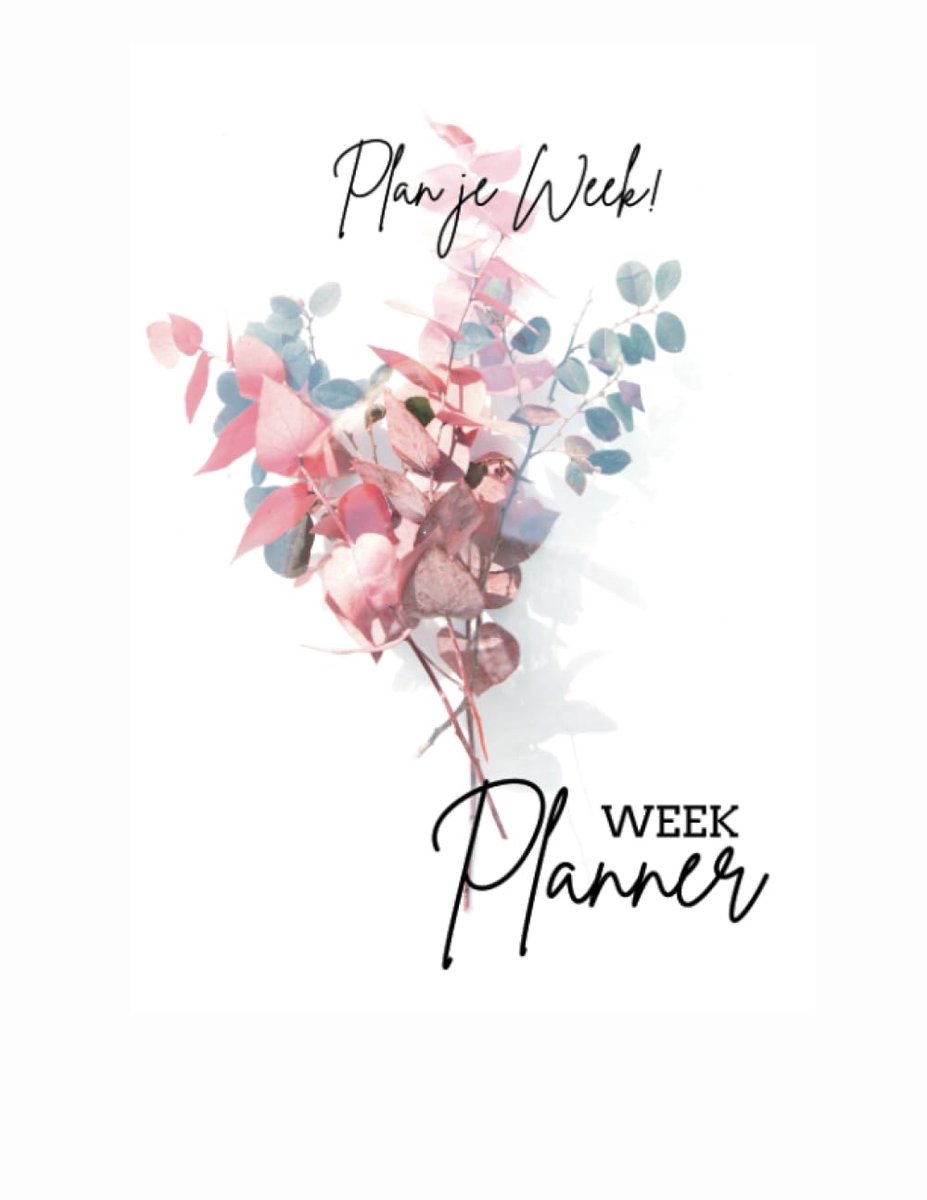 Week planner A4 - papier - met ruimte voor notities - organiseer je week efficiënt - ShopVlot