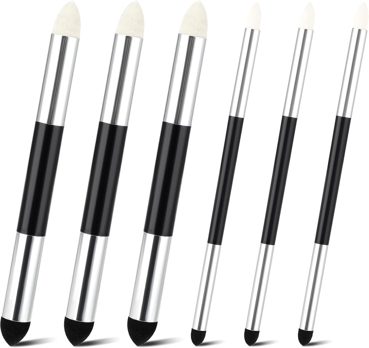 Blending Sponge Pens 6 Pack - Dual Tip Design - Herbruikbaar en Wasbaar - Perfect voor Pastel en Houtskool - SnelShoppen