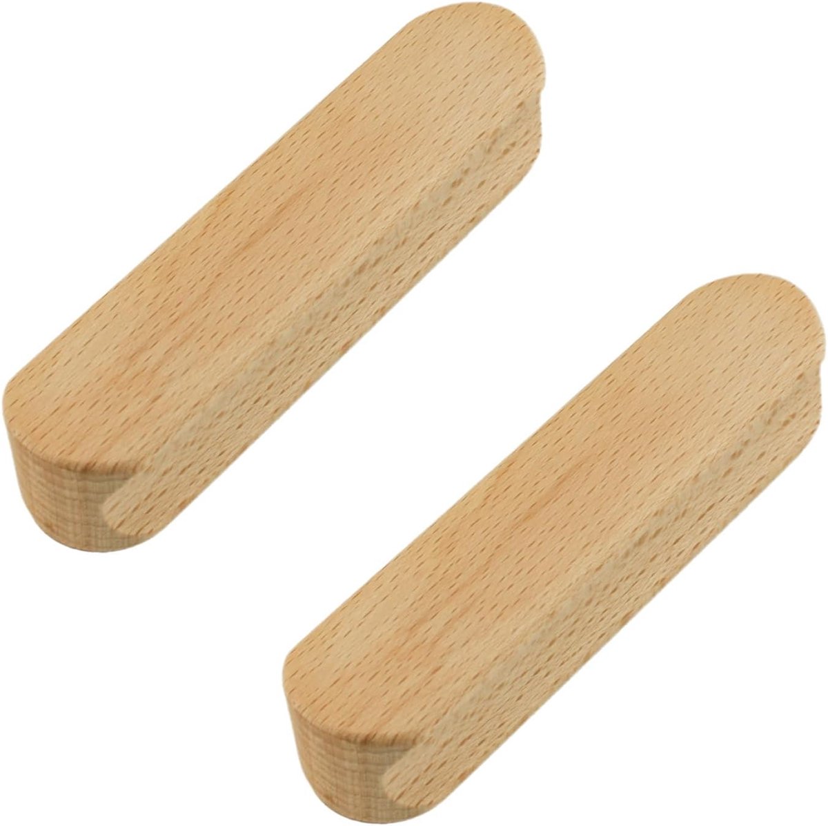 Meubelhendels zelfklevend 2 stuks - houten knoppen - zonder boren - eenvoudig te installeren - SnelShoppen