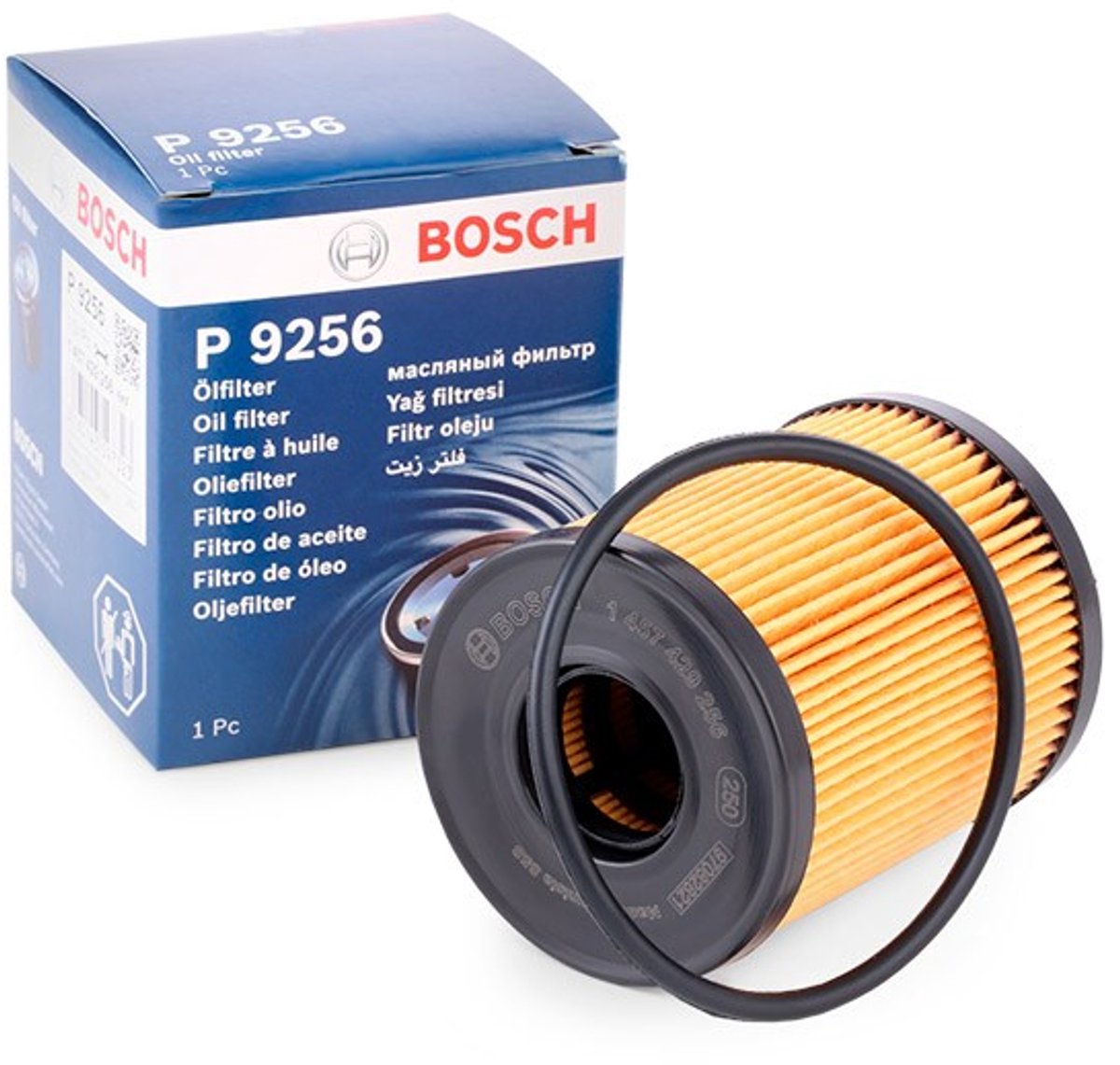 Bosch Oliefilter P9256 | 1457429256 | OEM 11427557012 | 11427566327 | 11427583220 | BMW 1 Serie E81 E87 | 3 Serie E90 E91 E92 | 5 Serie E60 E61 | X1 X3 X5 | Z4