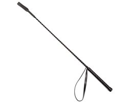 Gadgetzan® Dressuurzweep - Paardrijzweep voor paarden Springzweep Jockey Racezweep Springpaardrijden - Zwart 65cm