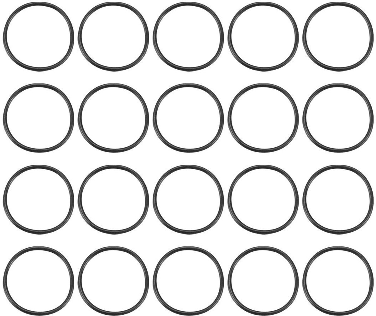 sourcing map O-ring 25 mm OD 22 mm ID 1,5 mm breedte metrisch nitril rubber afdichting 20 stuks
