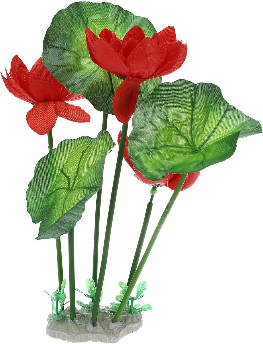 1 stks Aquarium Aquarium Decoraties Planten, Rood 26 cm