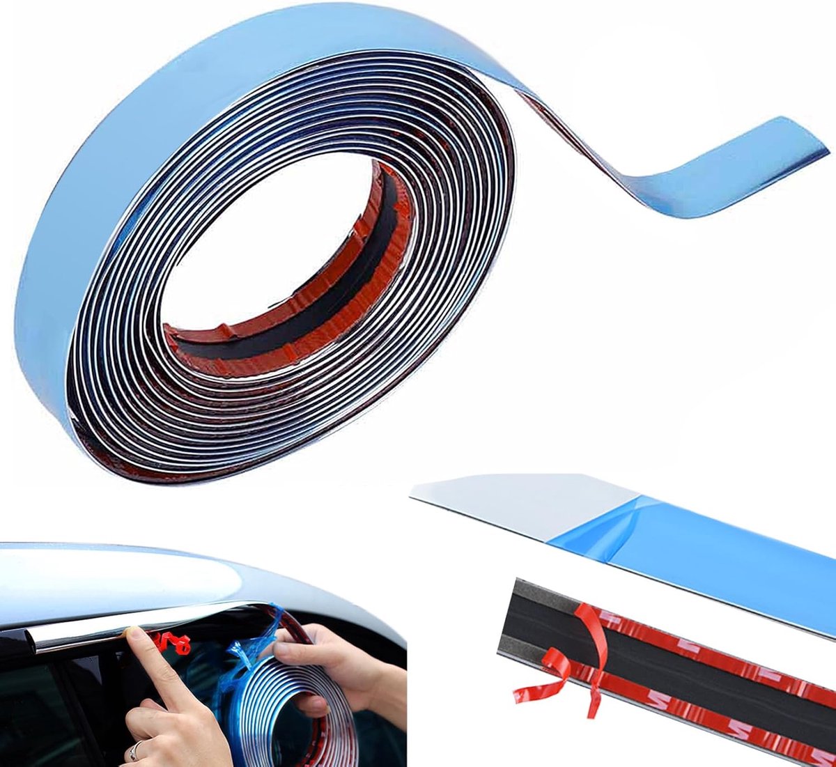 Auto Decoratieve Strip, 30 mm x 5 m Lichaam Venster Buitendecoratie