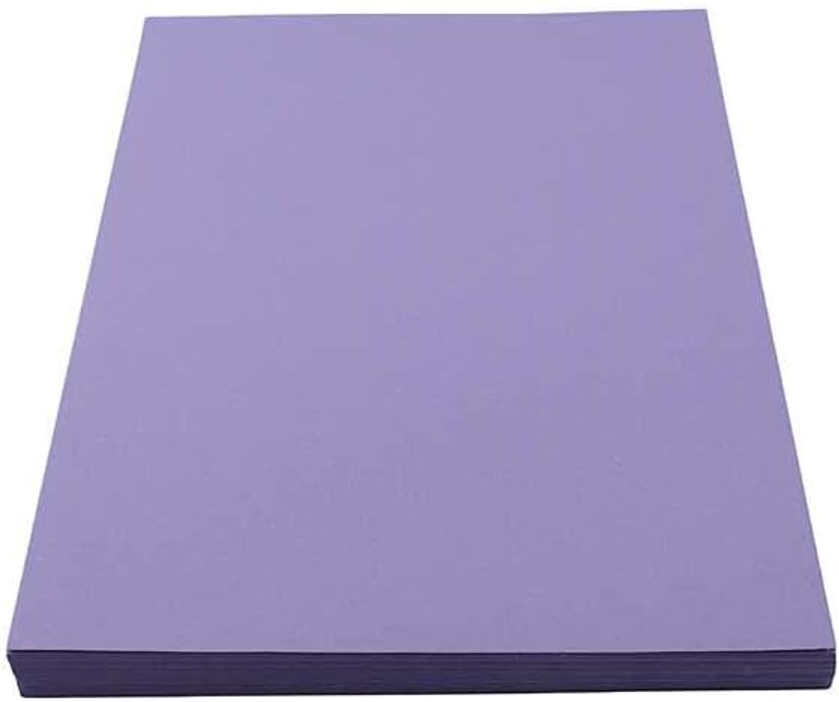 Gekleurde kaart - violet (100 stuks vellen)