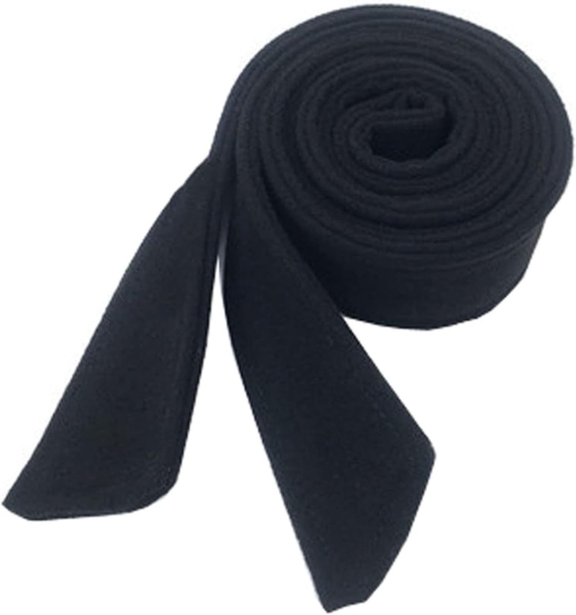 Strive Dubbelzijdige Mantelriem Decoratieve Brede Kledingriem Vlinderdas Riem Zwart