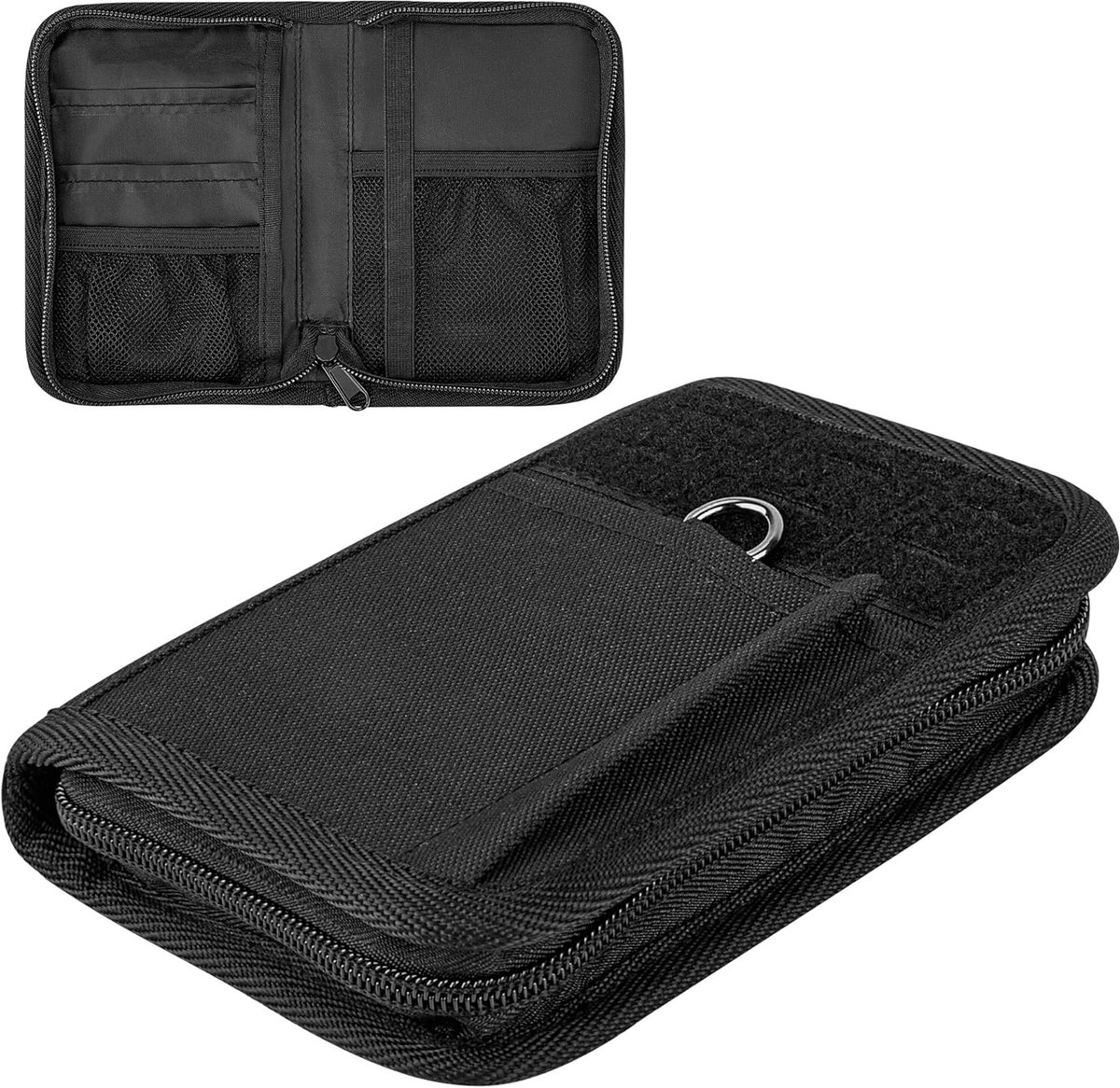 Tactisch notitieboek organizer dagboek omslag compatibel met veldnotities notebooks Moleskine Cahier, Pocket notebook cover met sleutelring en penhouder voor dagboek notebook planner (alleen