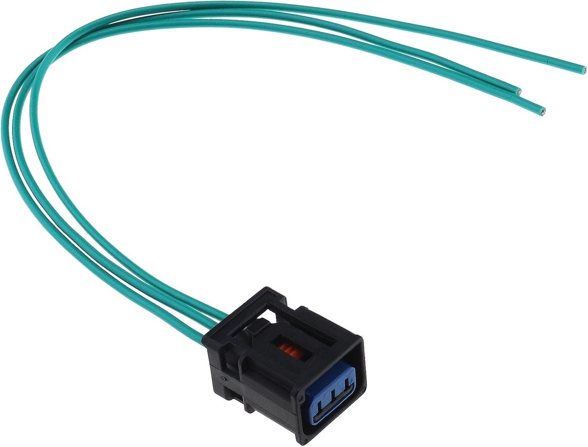 1-delige 3-pins bobine reparatie plug kabelboom 1W7T-14A464-MA Compatibel met Ford Focus bobine plug ontstekingsconnector reparatie kabel 28 cm