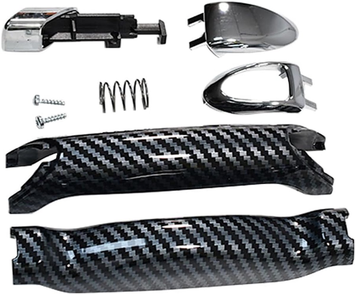 stop hendel hendelset koolstofvezel handrem handrem hendel handrem hendel reparatieset 1774992 compatibel met FORD GALAXY S-MAX 2006-2015