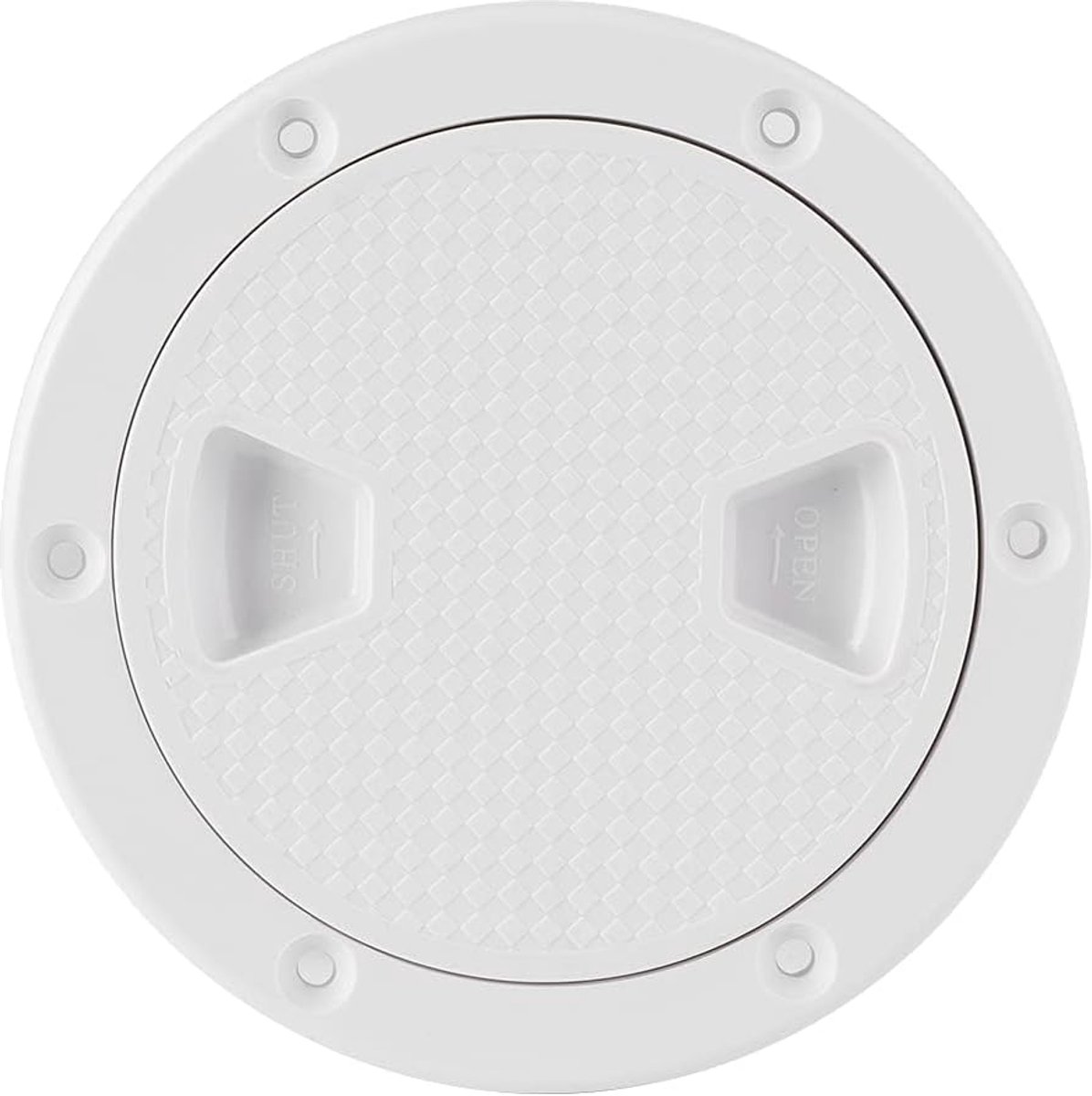 inspectieluik voor boten, bootafdekking, ABS-inspectieafdekking voor bootsluiken, jachten, campers en boten, 15,2 cm