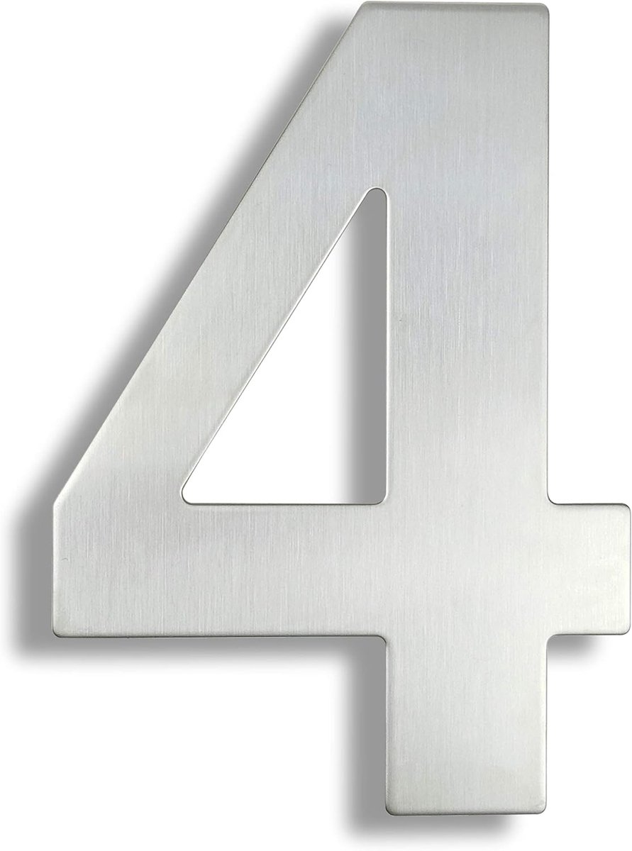 Huisnummers Voor Metalen Deuren 30cm Huisnummer Rvs Adresbord Outdoor Zilver 12 In.Door Numbers Thuis Numeros Exterieur Groot (4)