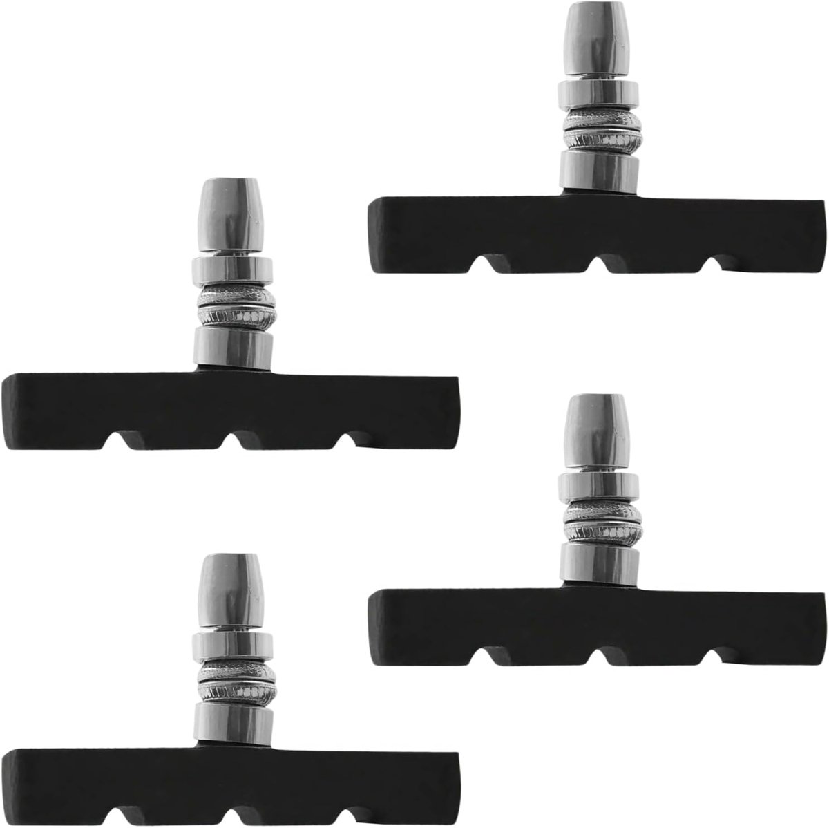 4 stuks remblokken fiets hoogwaardige V-brake remblokken voor fiets verschillende merken voor Shimano, Tektro, Sram, Avid, Cane Creek, Clarks, Contec, Promax, XLC, 70 mm symmetrisch
