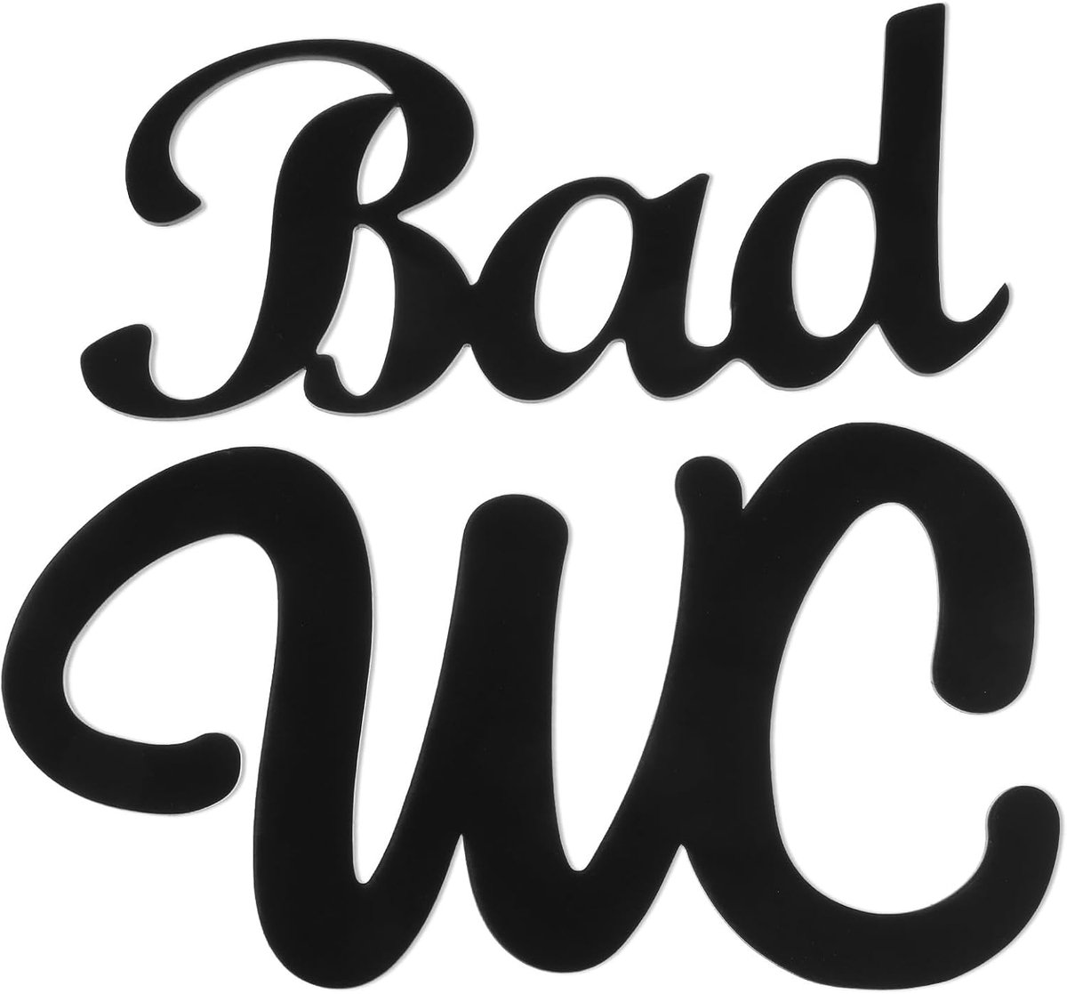 badkamer bezette bordje, zelfklevend, gastentoiletborden, badkamerstickers voor binnen en buiten, decoratieve deurstickers, zwart