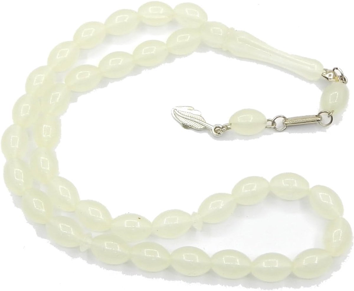 licht op in het donker, gebedskralen, lichtstenen, Tesbih Tasbih Tespih Misbaha Subha 33, ovaal, moslim, islamitische rozenkrans, armbanden, aanbiddingsaccessoires