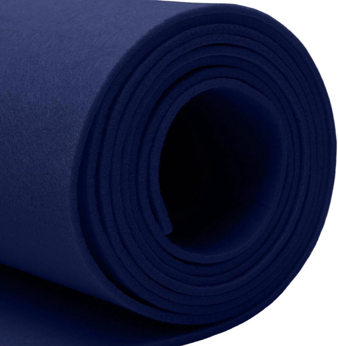 Stof, 40 cm x 250 cm, per meter, 3 mm dik, viltmat, vilt voor doe-het-zelf opbergtas, patchwork, naaien, vilt voor knutselen, handwerk, decoratie, saffierblauw