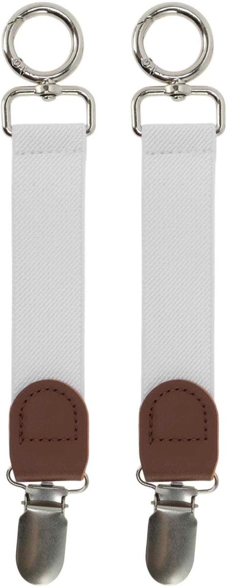 effen, hoedhouder voor reizen, reistas, rugzakken, portemonnees, bagage, outdoor, wit, 2 stuks