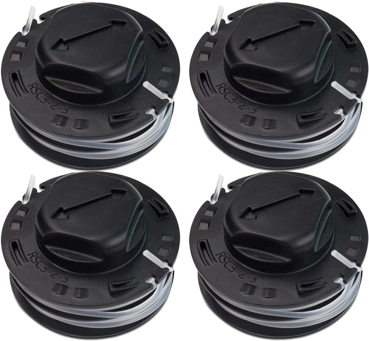 4-pack C 3-2 voorgewonden trimmerspoel vervanging voor Stihl FSA 57 FSA 56 FSA 50 FSE 52 FSE52 Autocut C3-2 trimmerkop 4009 710 4305 lijnvervangende spoel