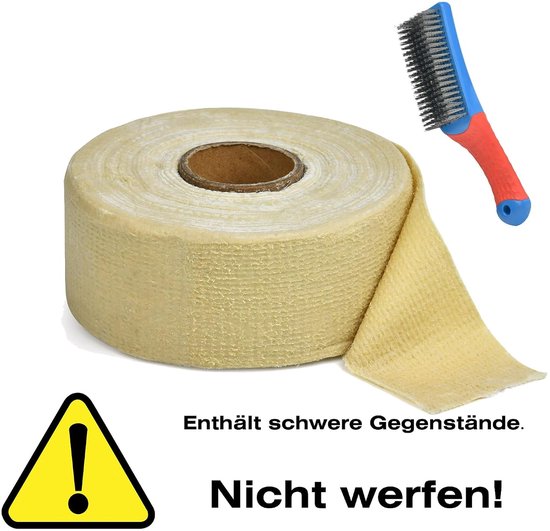 bandage, anti-corrosieband, 50 mm x 10 m, corrosiewerende tape, voor grondverbindingen, aardband, metaal, elektrische buitenondergrondbuis (50 mm x 10 m) — afbeelding 5