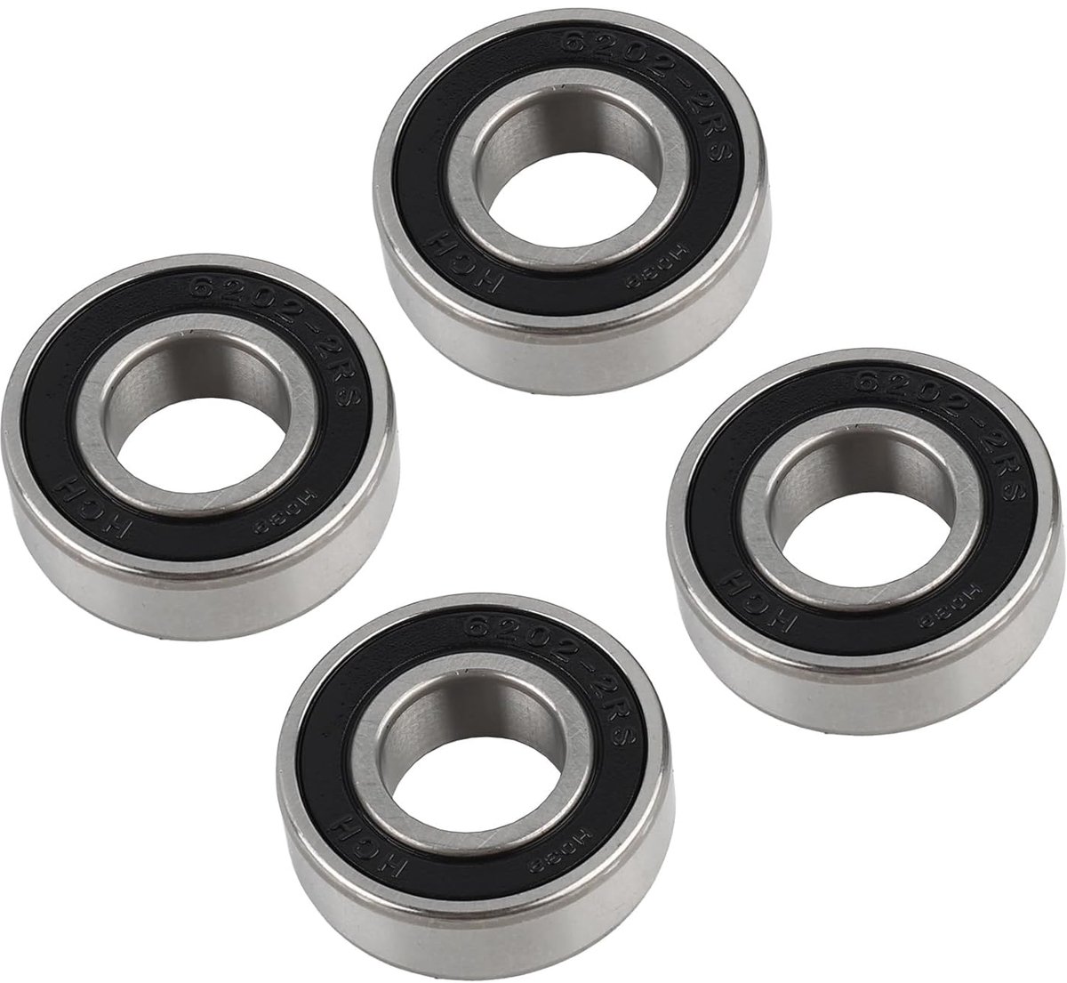 Lagers 16 x 35 x 11 mm groefkogellagers met afdichtingen geschikt voor mechanische apparaten DIY 3D-printer draaibanken, deel # 6202-16-2RS 6202/16-2RS chroomstaal en