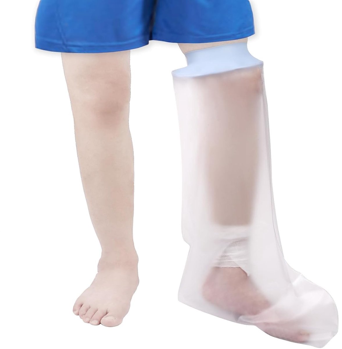 Douchebescherming voor benen voor kinderen, waterdichte beenbeschermer voor gipsverbanden en verbanden om ze droog te houden, 32 cm