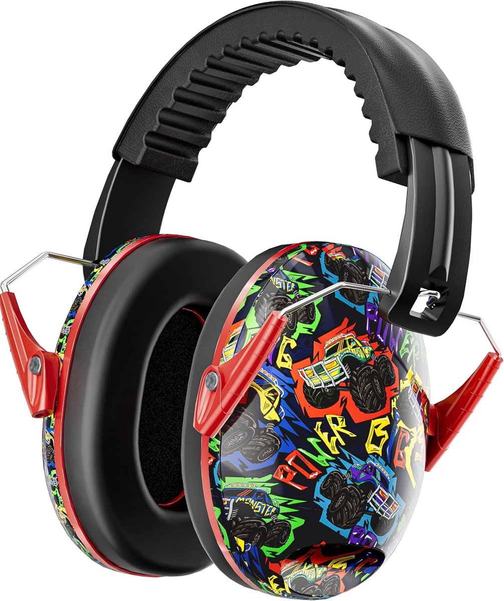 Gehoorbescherming voor kinderen, geluidsbescherming, hoofdtelefoon, oorbeschermers voor kinderen, SNR 27 dB, met gehoorbescherming, school, drum, autisten, concert, monstertruck