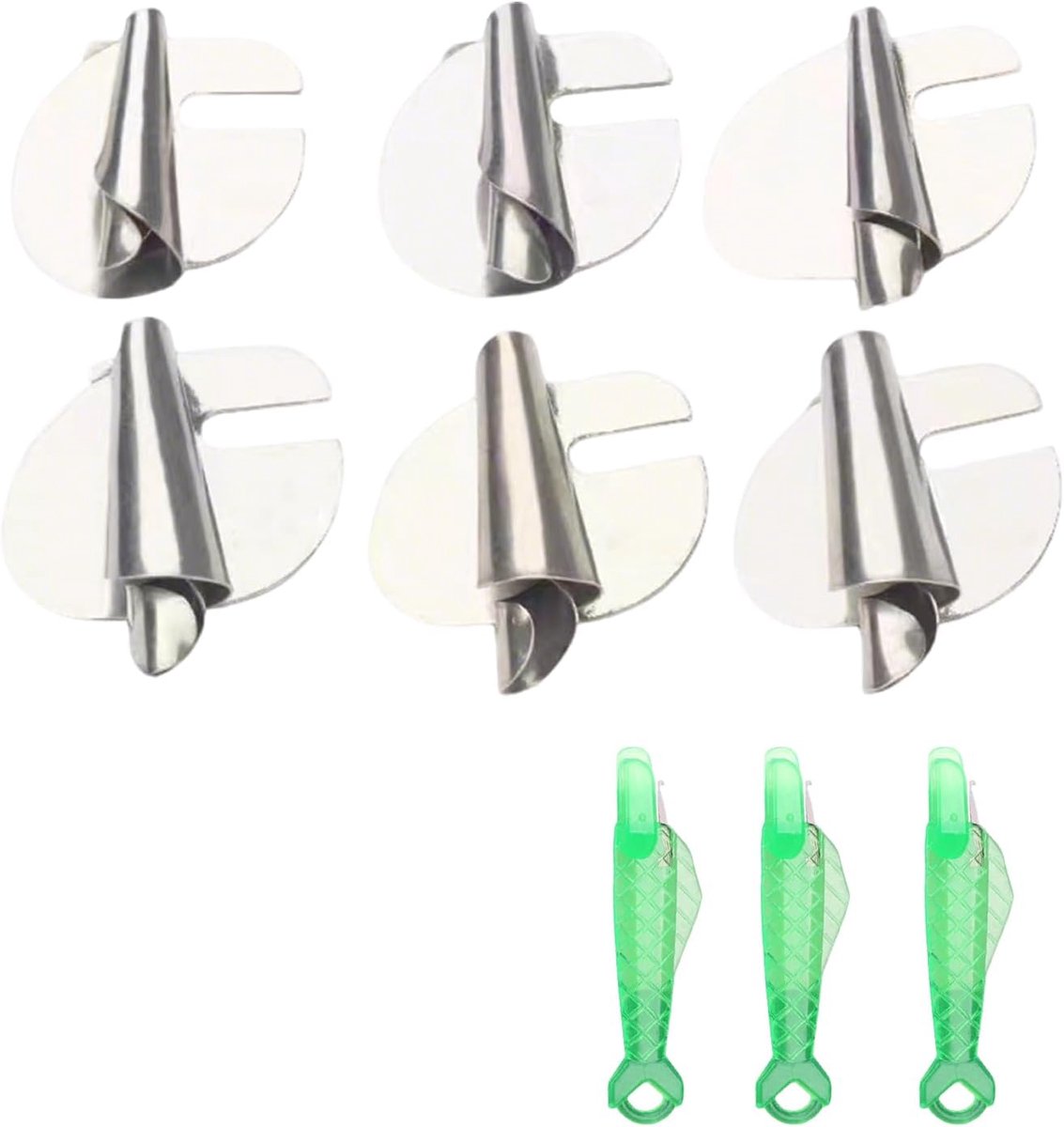 6 Stuks Zoomvoet Voor Naaimachine, Opgerolde Zoom, met Naaldinrijger, voor Huishouden, Kledingwinkel, Industrie, Doe-het-zelf Knutselen(3-6MM)