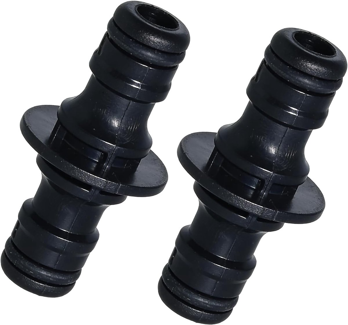 2 stuks slangkoppeling, 1/2 inch verlengstuk, koppeling, twee-weg koppelingsslang, voor tuin en huisslang