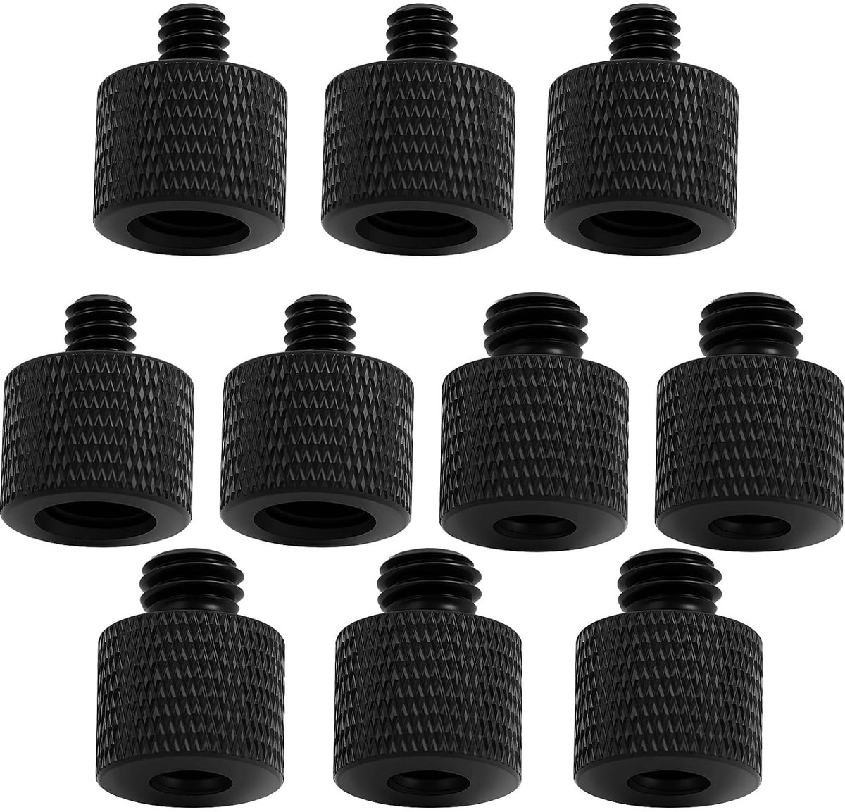 10 stuks Statief schroef adapter" 1/4" op "3/8" en "3/8" op 1/4" schroefdraad adapter camera schroeven adapter voor camerastatief, monopod, microfoonstatief, lampstatief