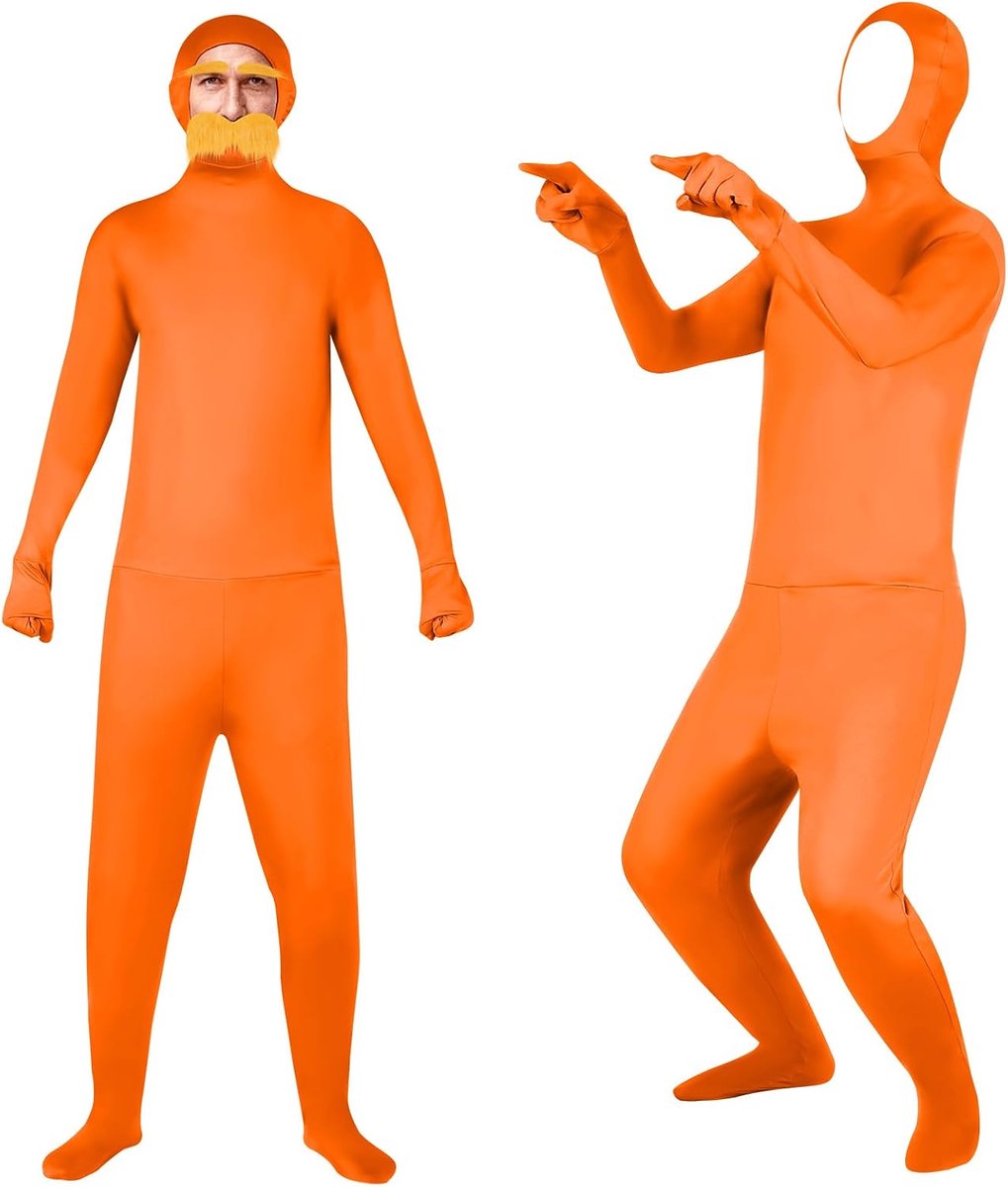 huidkostuum, volledig overall, Halloween-kostuum