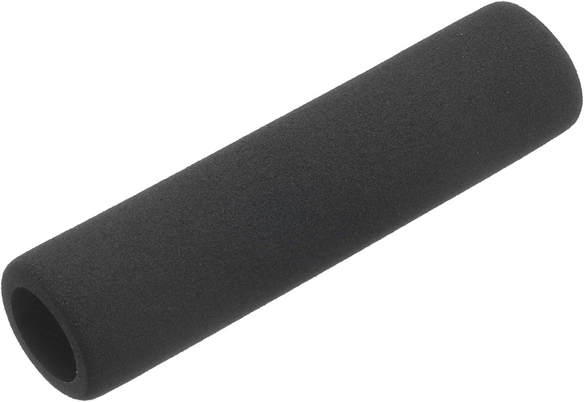 Schuimrubberen greep voor buizen met handgrepen 21 mm ID 31 mm OD 4,5 inch zwart voor isolatie van slangen, gereedschap, fitness, houder voor handgrepen van gereedschap