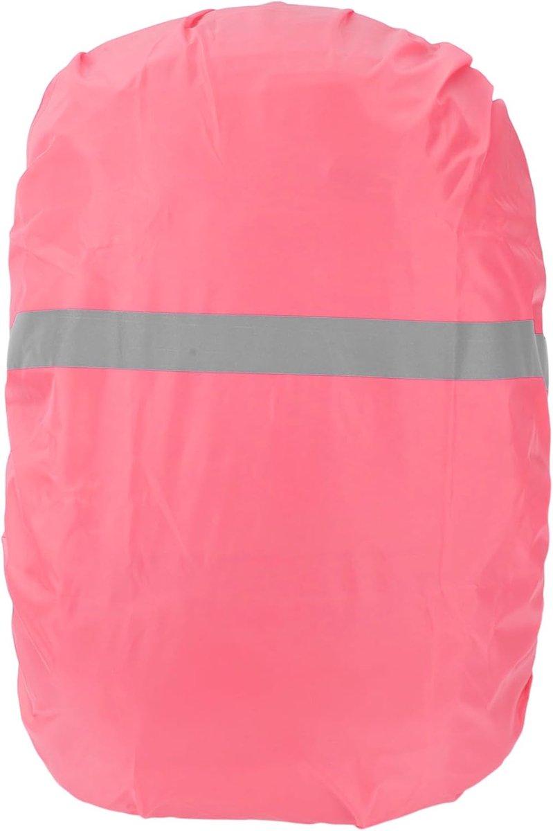 Rugzak Regenhoes, Waterdichte Rugzak Regenhoes, Polyester Rugzakhoes voor Outdoor Hiken Fietsen, XS, Roze