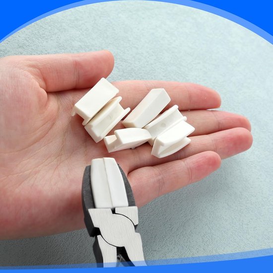 Tang vervanging tips - Paar van 12 kaken voor sieraden maken tang - gladde kaak sieraden tool — afbeelding 5