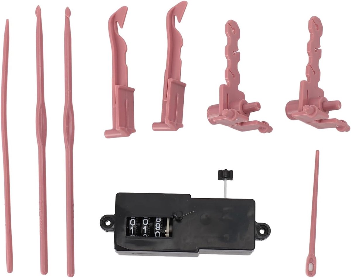 Breimachine-adapter voor Sentro, Breimachine-spanneraccessoires Breimachine-adapterset Breimachine-naalden Vervangende Breimachine Haakadapter (9cs ingesteld)