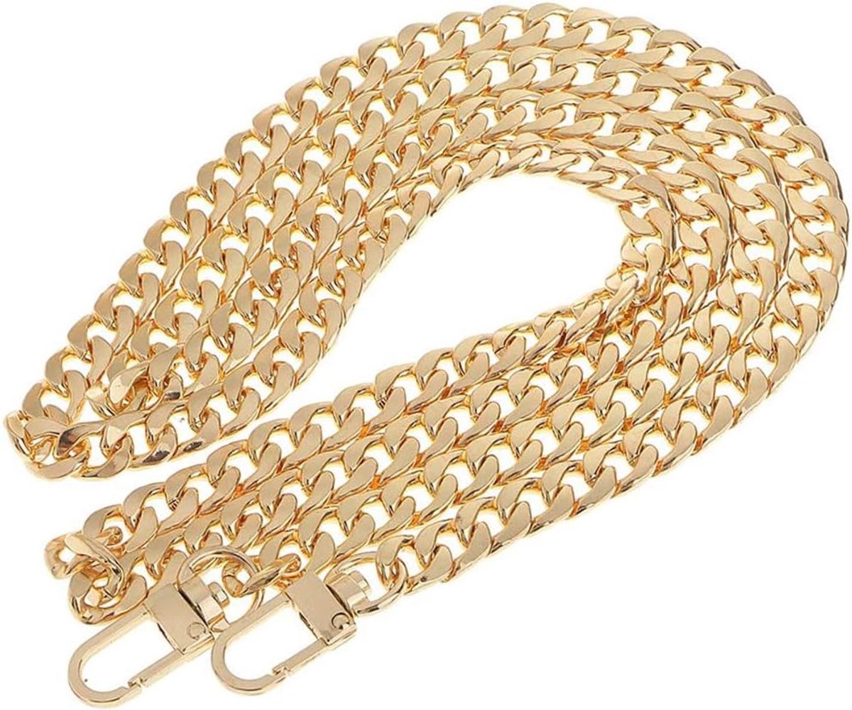 120cm Metalen Cross Body Tas Ketting Riem Portemonnee Handtas Schoudertas Ketting Vervanging - Goud